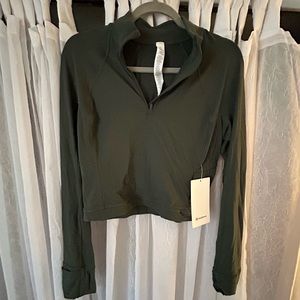 ITS RULU RUN CROPPED HALF ZIP